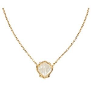 Kendra Scott‎ BRYNNE SHELL SHORT PENDANT NECKLACE GOLD IVORY MOTHER OF PEARL